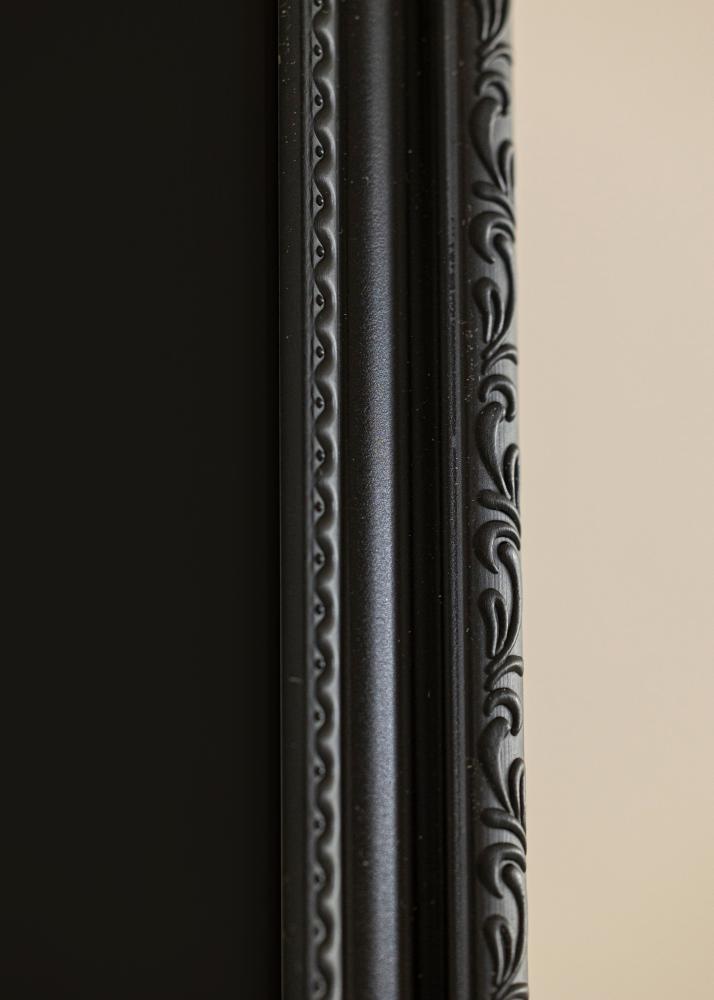 Moldura Abisko Preto 70x90 cm - Passe-partout Preto 24x30 inches