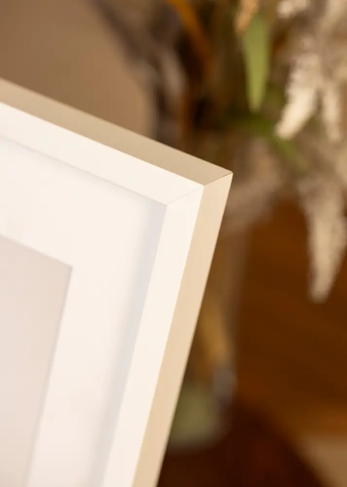 Moldura Vivaldi Branco - Tamanho personalizável