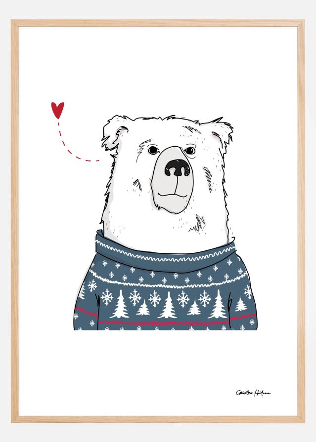 Winter Bear Póster