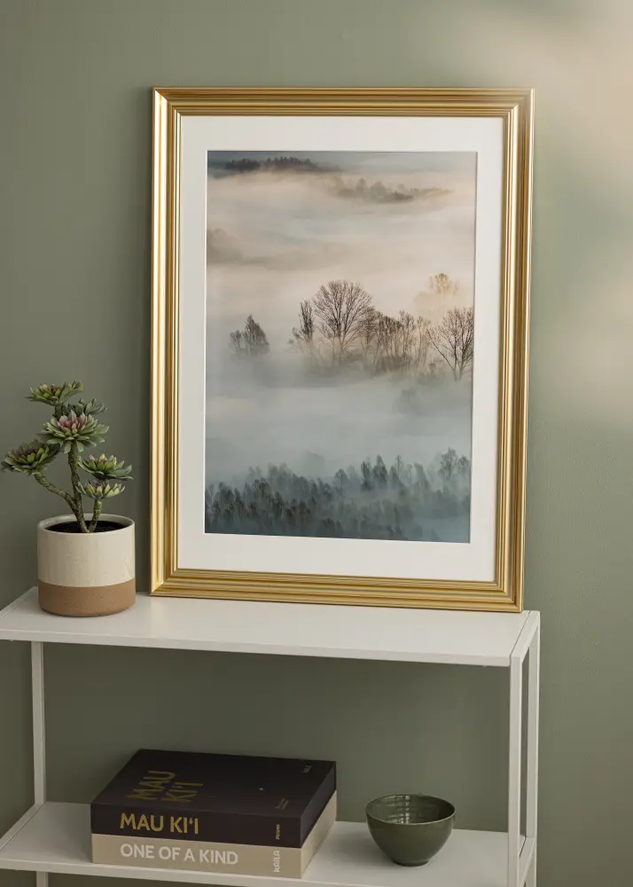 Moldura Charleston Dourado 40x50 cm