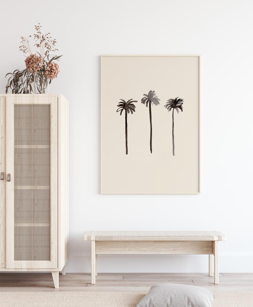 Palm Trees Ink Póster