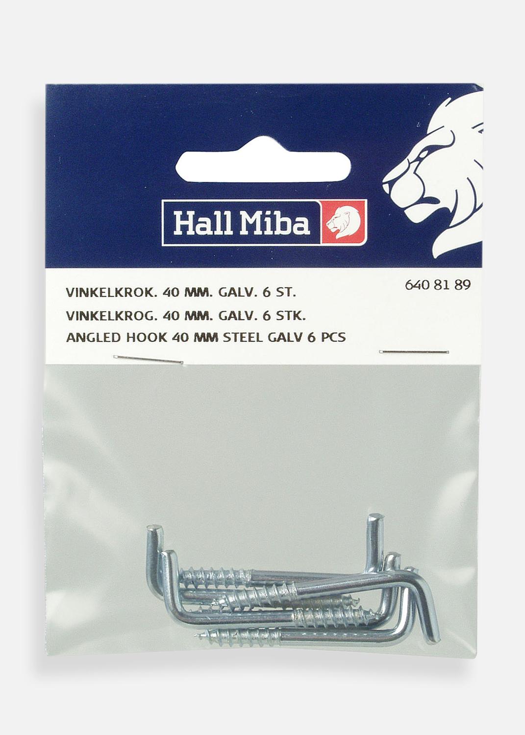 Product Image for Escápulas 40 mm em aço galvanizado 6 un.