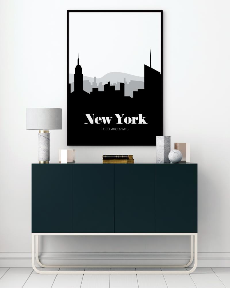 New York Skyline Póster