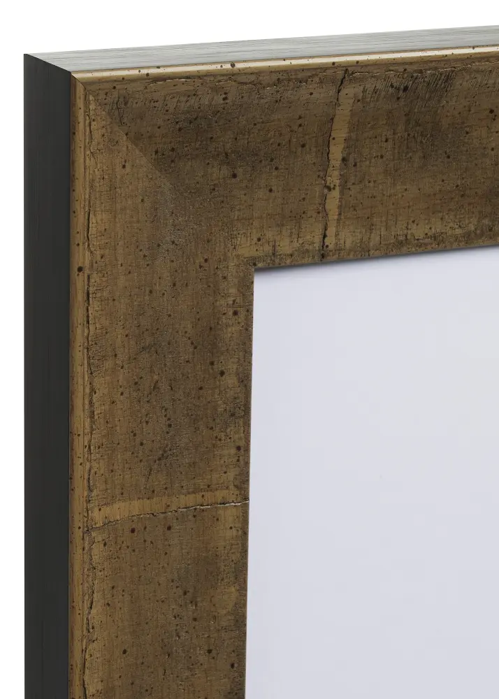 Moldura Ribe Beige Folha de madeira de urze - Tamanho personalizável