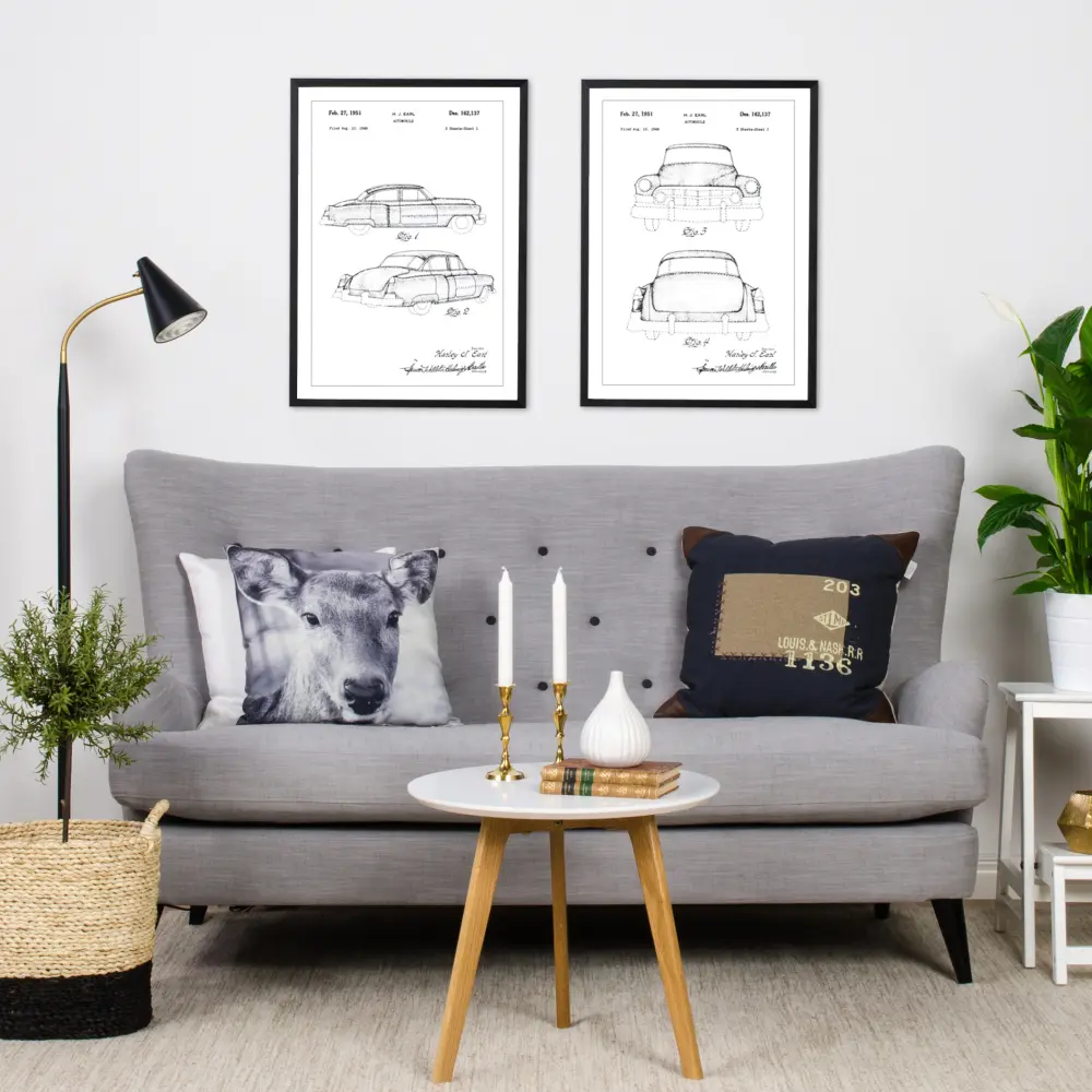 Desenho de patentes - Cadillac II Póster
