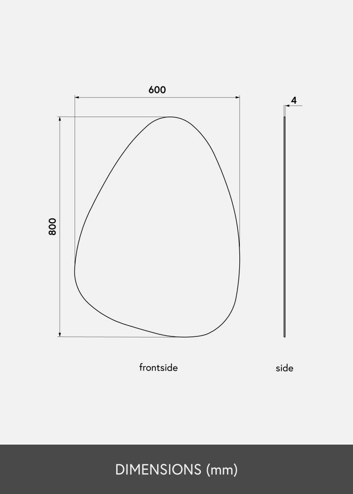 KAILA Espelho Shape I 60x80 cm