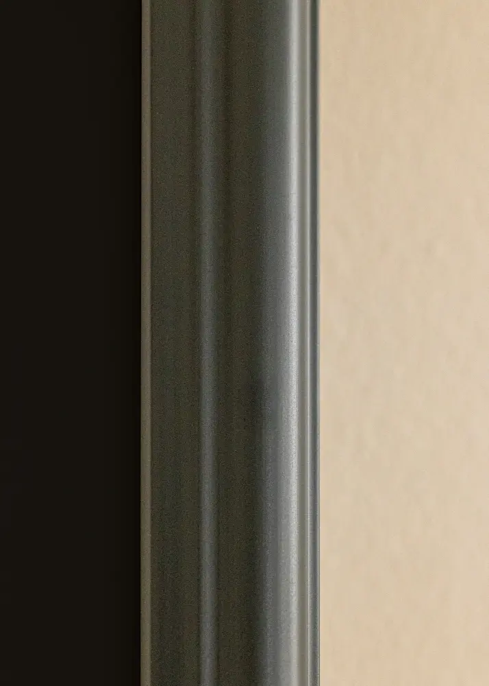 Moldura Siljan Preto 70x90 cm - Passe-partout Preto 55x70 cm